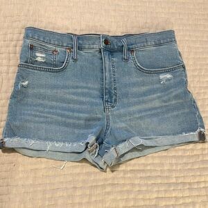 Madewell High Rise Denim Shorts